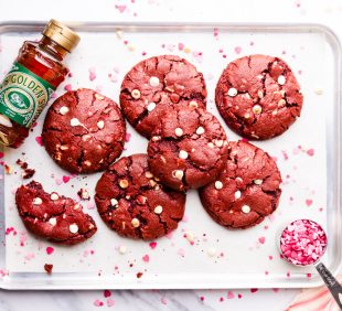 Red velvet cookies